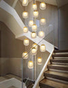 MIRODEMI® Creative LED chandelier for staircase, lobby, bedroom, stairwell