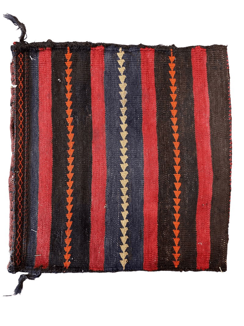 1900s Antique Persian Qashqayi Bag Face - 16" X 17"