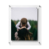 Single Acrylic Magnet Wall Frame - CHOOSE YOUR SIZE (Silver/Gold)