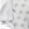 Mommy & Me Elephant Sherpa Blankets Bundle