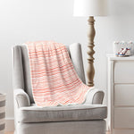 Brushstroke Stripe Sherpa Baby Blanket