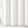 Coastal Chic Scallop Edge Shower Curtain