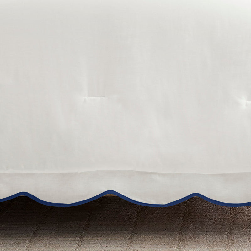 Coastal Chic Scallop Edge 3 Piece Comforter Set
