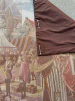 1990s Belgium Wall Tapestry 4'1” x 6’4”