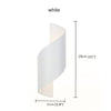 MIRODEMI® Creative White/Black Outdoor Aluminum Waterproof Wall Lamp For Courtyard