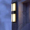 MIRODEMI® Modern Black/Copper Outdoor Waterproof LED Wall Sconce For Garden Porch