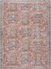 Urpi Rose & Blue Washable Area Rug