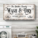 Personalized Laundry Service Sign II
