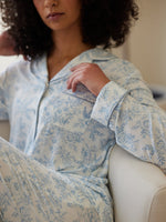 Women's Stretch-Knit Long Sleeve Bamboo Pajama Set