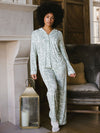 Women's Stretch-Knit Long Sleeve Bamboo Pajama Set
