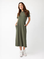 Women's Brushed Bamboo Midi Dress