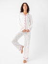 Women's Stretch-Knit Long Sleeve Bamboo Pajama Set