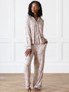 Women's Stretch-Knit Long Sleeve Bamboo Pajama Set