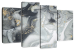 Swirly Fluid Abstract Wall Art