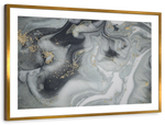 Swirly Fluid Abstract Wall Art
