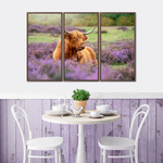 Highland Cow Paradise Wall Art