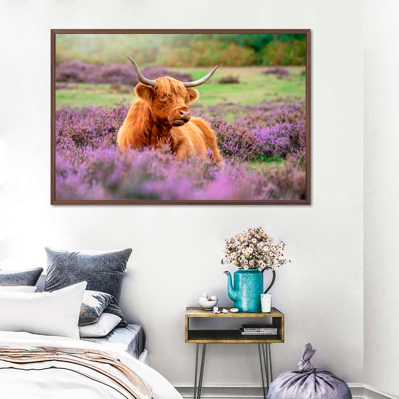 Highland Cow Paradise Wall Art