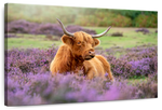 Highland Cow Paradise Wall Art