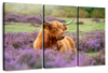 Highland Cow Paradise Wall Art