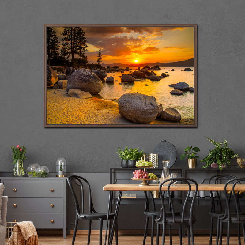Lake Tahoe Twilight Wall Art