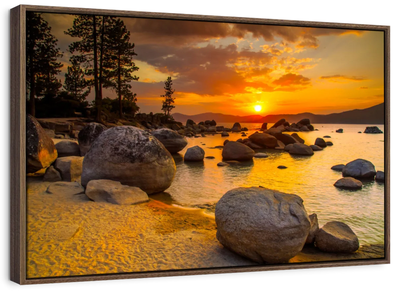 Lake Tahoe Twilight Wall Art