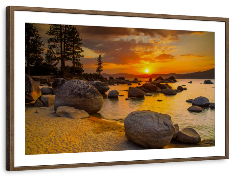 Lake Tahoe Twilight Wall Art