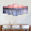 Sunset At Victoria Falls Wall Art
