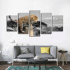 Pop African Leopard Wall Art