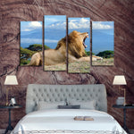 Roaring Safari Lion Wall Art