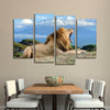 Roaring Safari Lion Wall Art