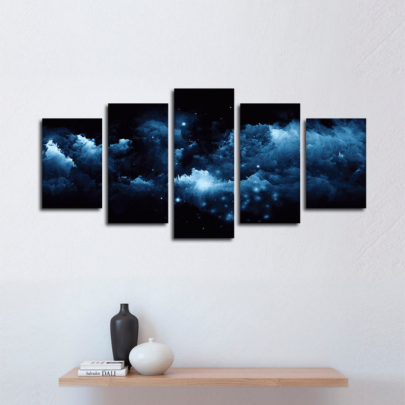 Starry Nighttime Sky Wall Art