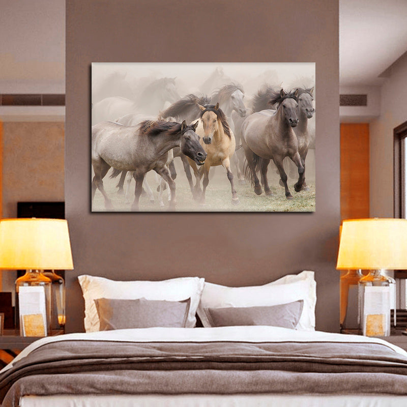 Wild Horse Stampede Wall Art