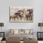 Wild Horse Stampede Wall Art
