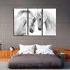 White Horse Couple Wall Art