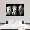 Three White Horses Wall Art