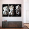 Three White Horses Wall Art