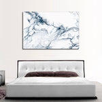 Grey And White Abstract Wall Art