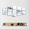 Grey And White Abstract Wall Art