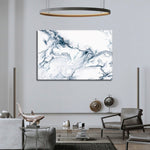 Grey And White Abstract Wall Art