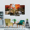 Stunning Autumn Waterfall Wall Art