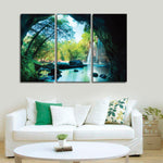 Thai Cave Waterfall Wall Art