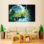 Thai Cave Waterfall Wall Art
