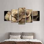 Retro Rose Wall Art