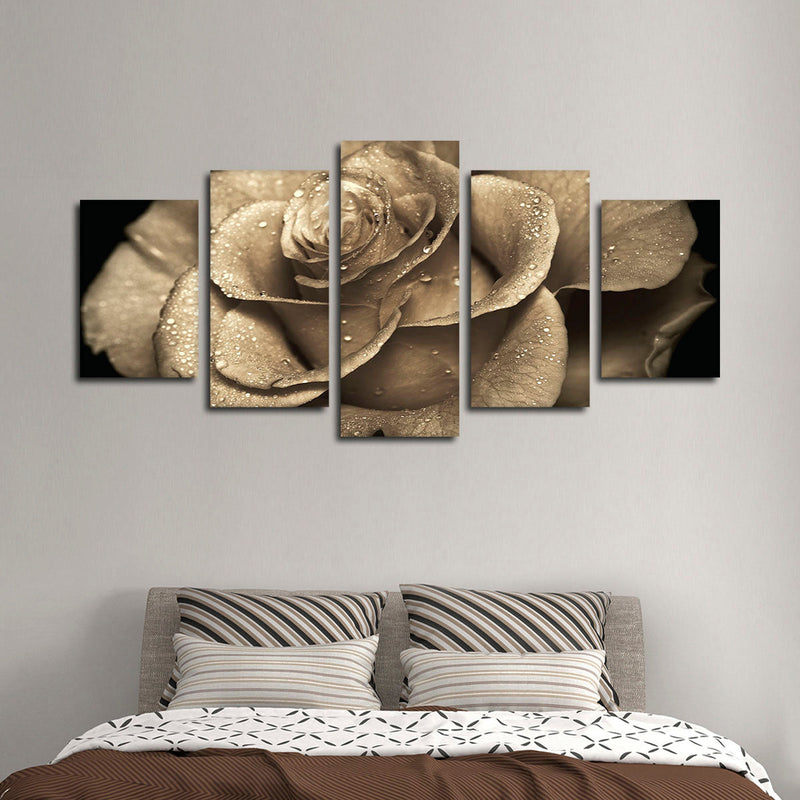 Retro Rose Wall Art