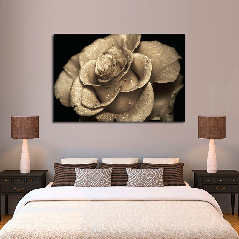 Retro Rose Wall Art