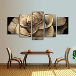 Retro Rose Wall Art