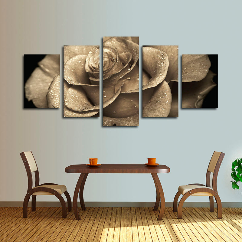 Retro Rose Wall Art