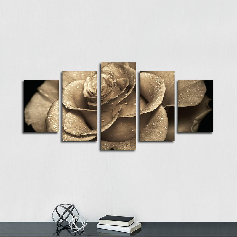 Retro Rose Wall Art