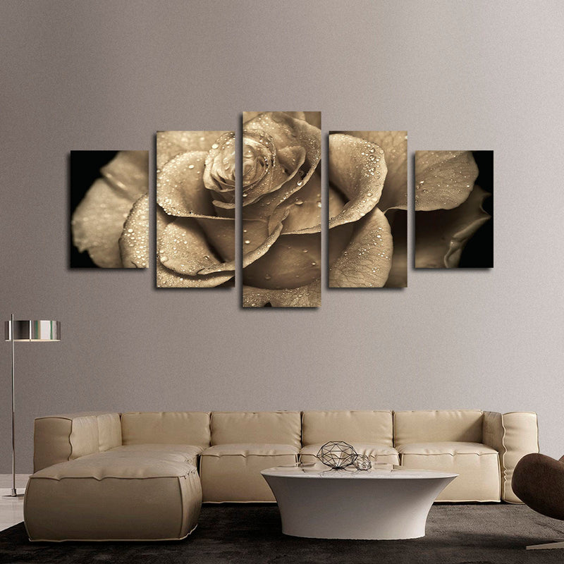 Retro Rose Wall Art