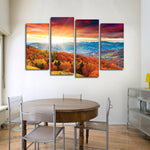 Mountain With Trees Wall Art